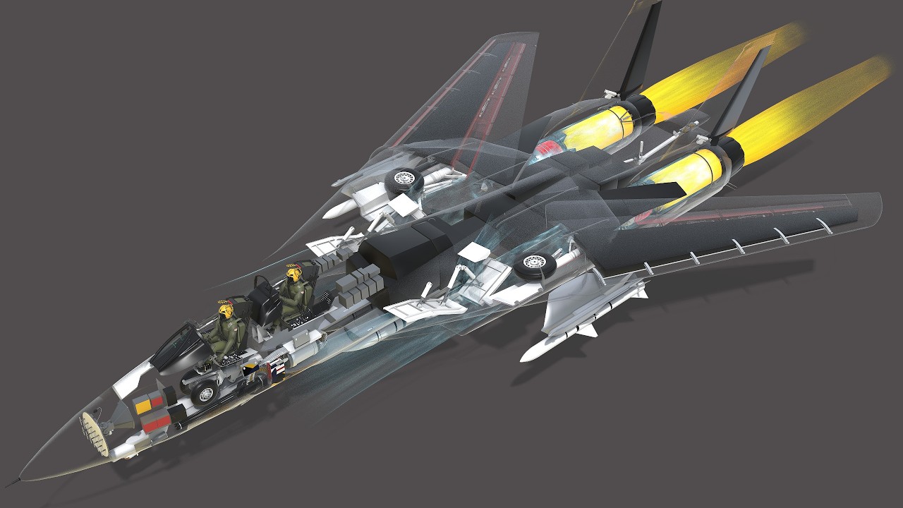 Как устроен Grumman F-14 Tomcat