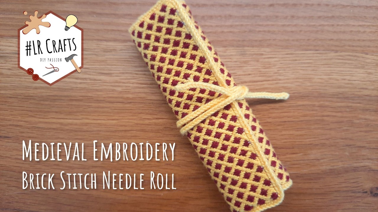 Creating a German Brick Stitch Needle Roll: my step-by-step journey | #LRCrafts - DIY Passion