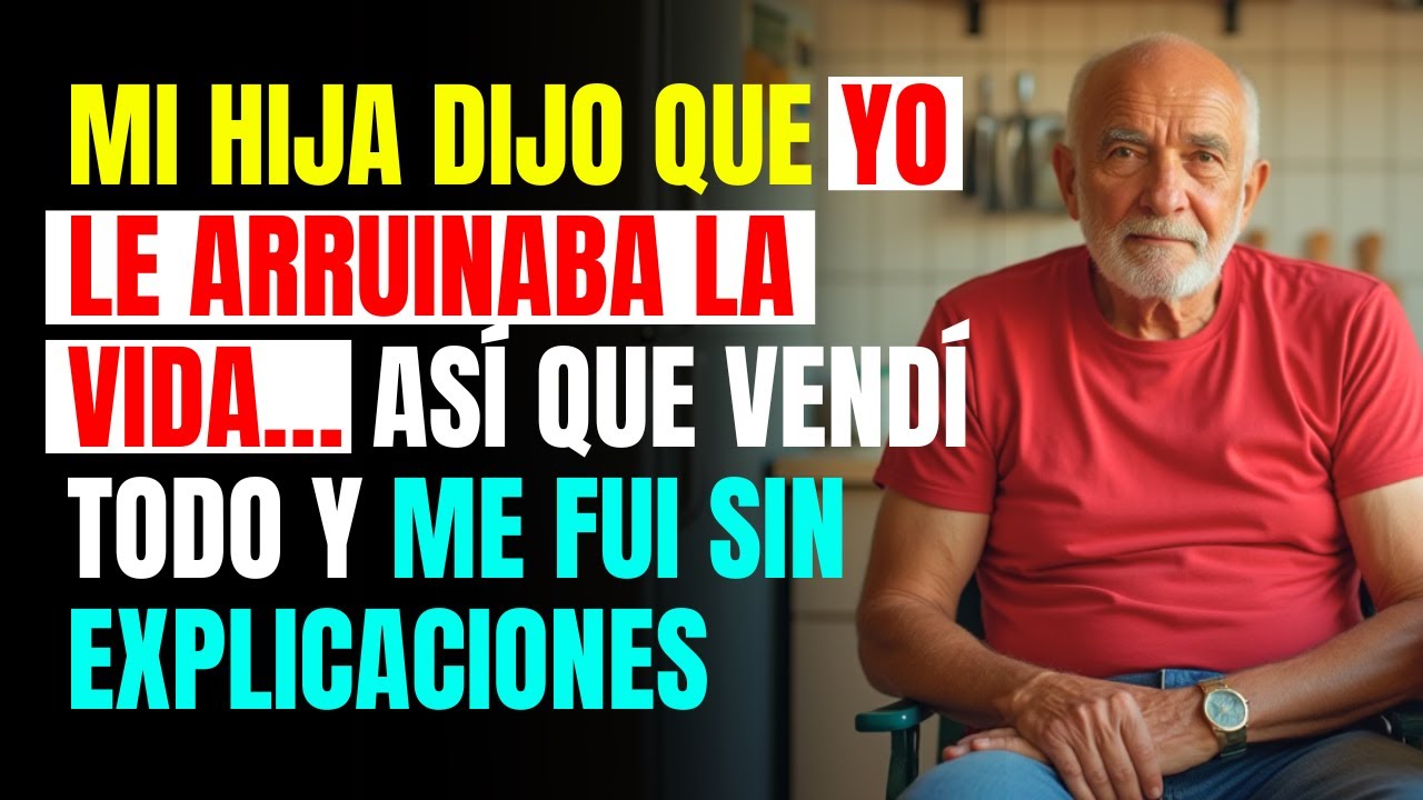 Mi Hija Dijo Que Yo Le Arruinaba la Vida… Así Que Vendí Todo y Me Fui Sin Explicaciones