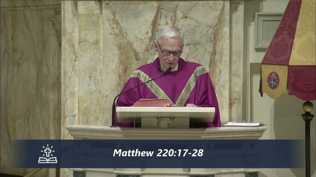 St James Mass 3 4 26, Wednesday of the Second Week of Lent
