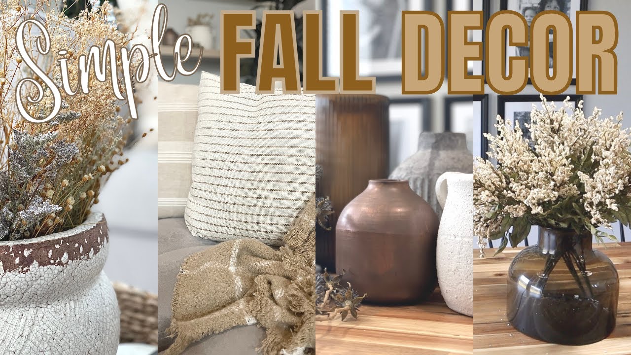 FALL DECORATE WITH ME 2021 | BUDGET FALL DECOR | AUTUMN DECOR IDEAS