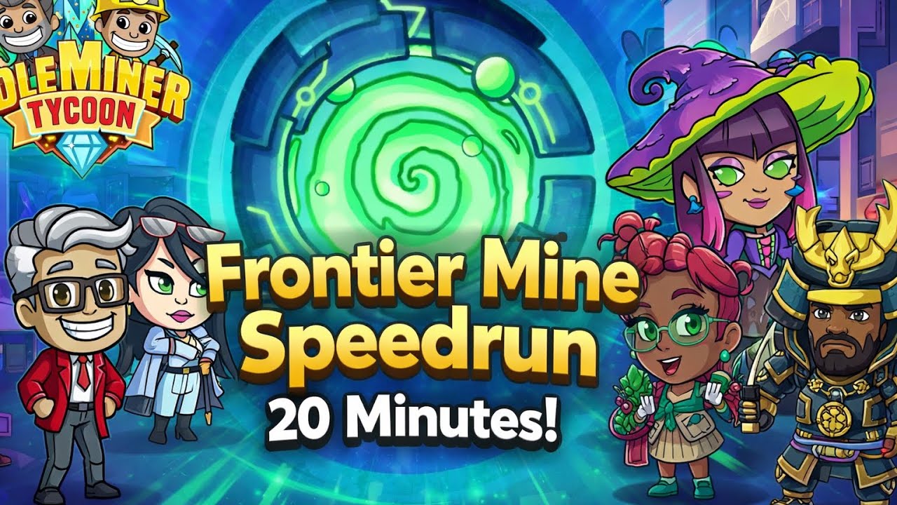 Idle Miner: 20m 0s - Frontier Mine Speedrun