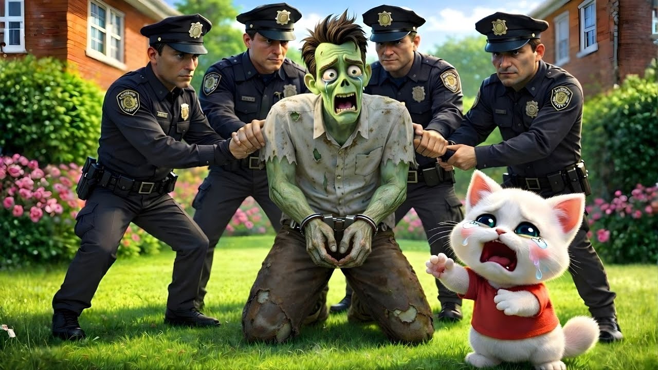 😱 Zombie Appears at the Kitten’s Door… What Happened Next Is Too Emotional 💔 | AI Cat Story