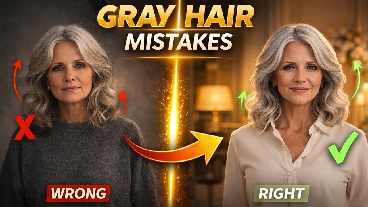 7 Gray Hair Mistakes That Make Women Over 50 Look Older (Avoid These!)