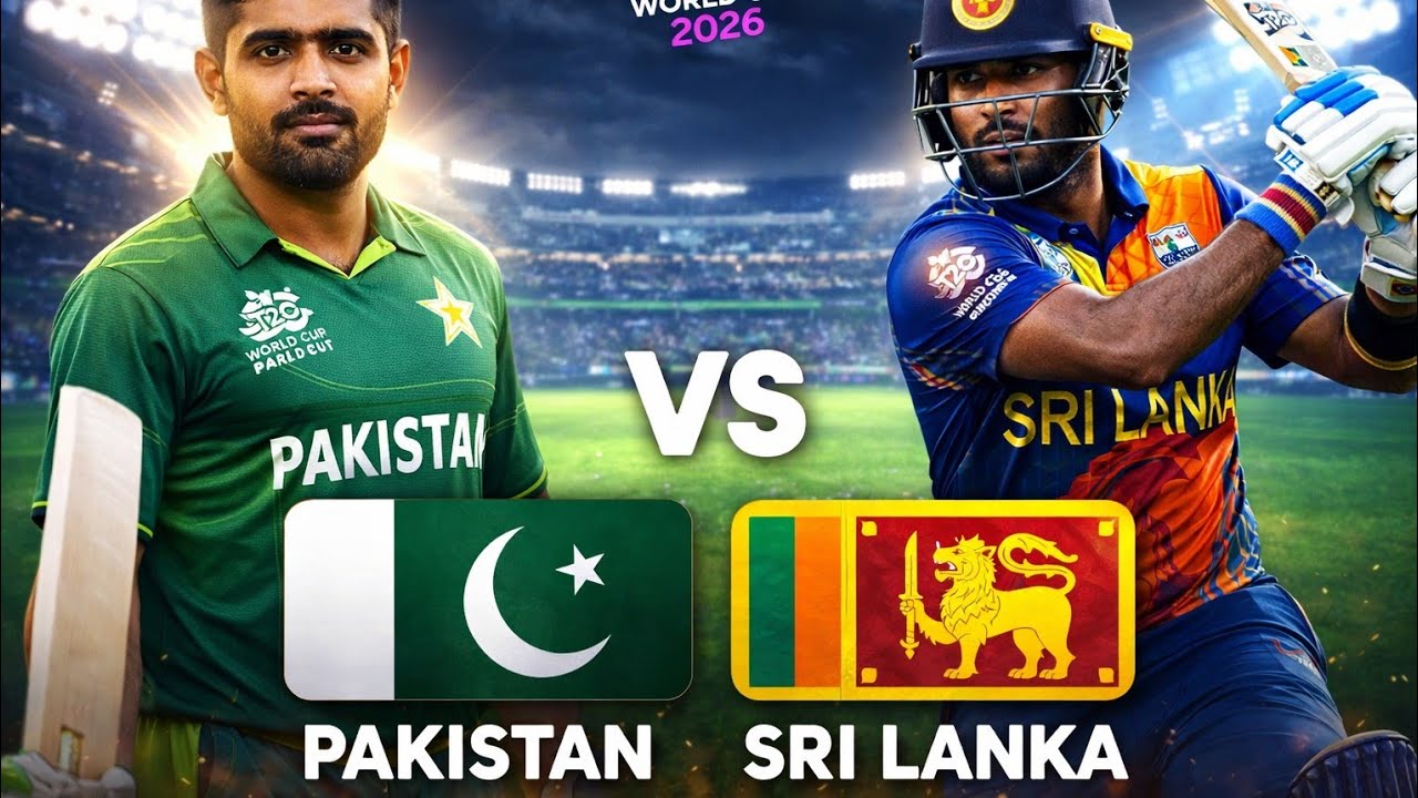 PAKISTAN VS SRI LANKA - ICC T20 WORLD CUP MATCH - CRICKET 24 PS5