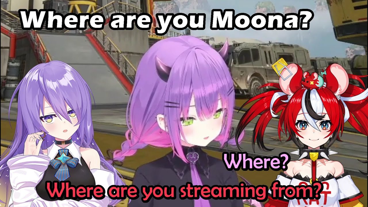 Towa and Bae Wonder if Moona is Streaming in Her Bathroom or Something Because of Mic Error