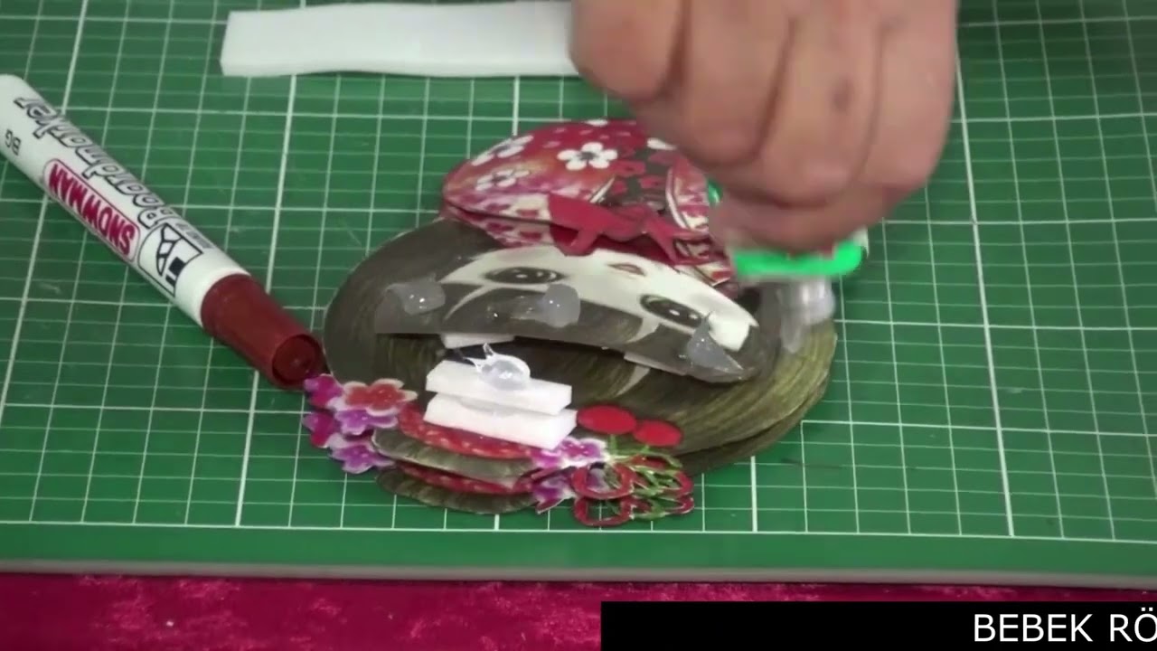 Kağıt Rölyef Dersi - Bebek Rölyefi Yapımı
