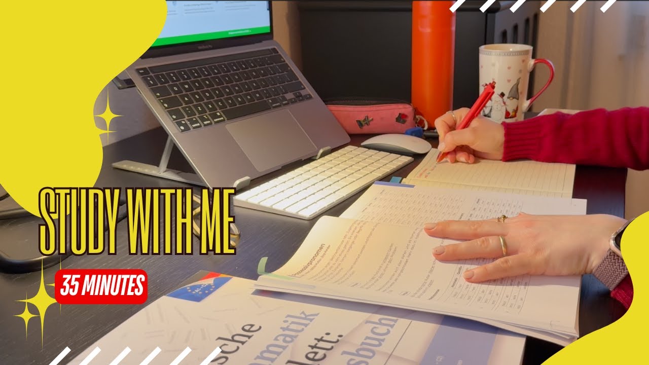 Study With Me 35 Min | No Music, Real Focus