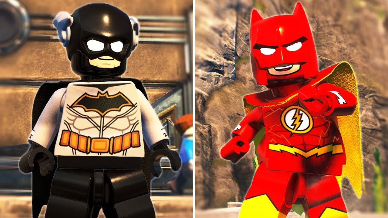 LEGO DC Super Villains - BAT FLASH Custom Speedster RACE (Batman Speedster)