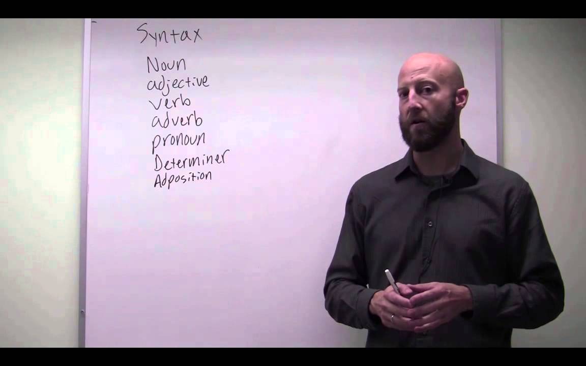 Syntax (Part 1)
