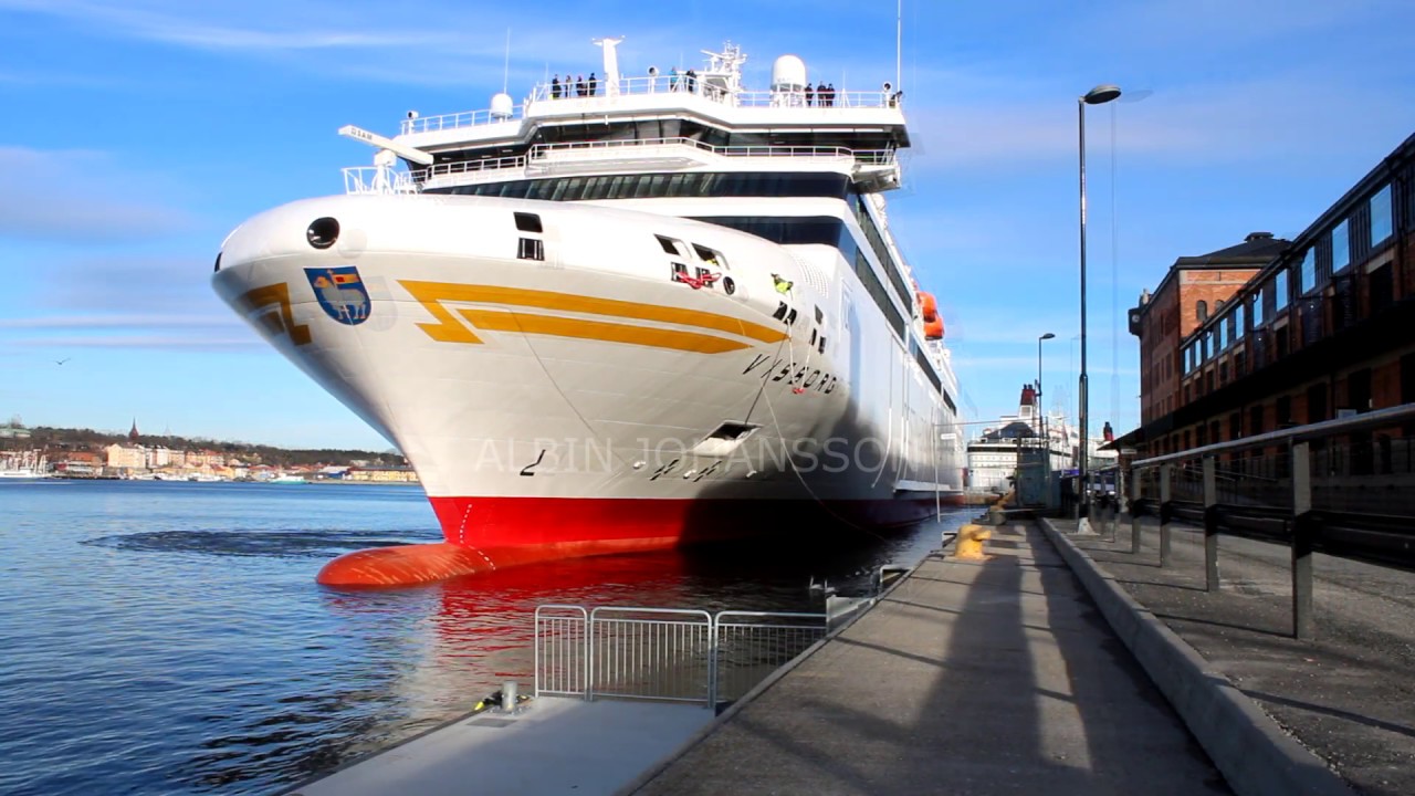 MS Visborg arrive Stockholm