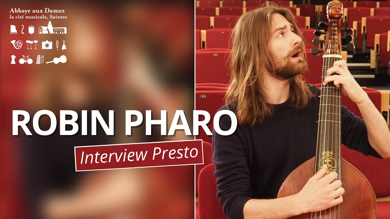 Robin Pharo - Mais en fait c'est trop cool la viole de Gambe | Interview Presto | Abbaye aux Dames