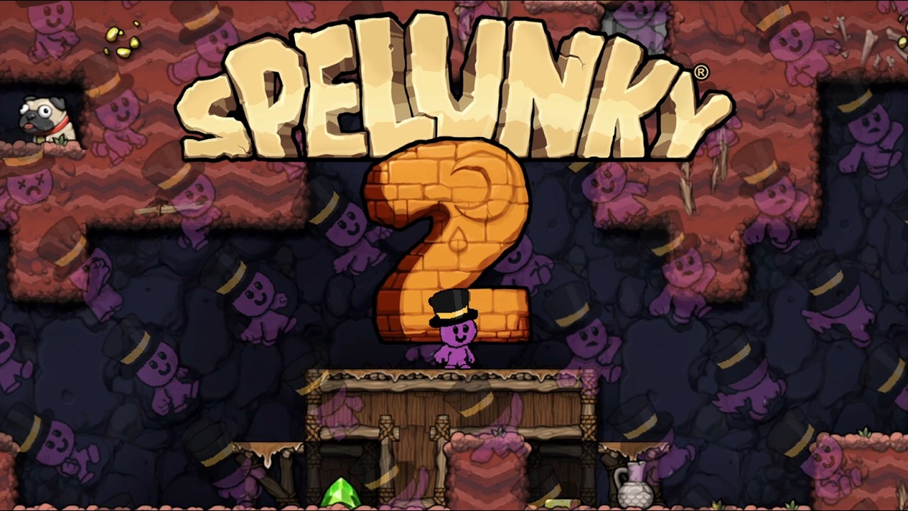 Spelunky 2 but i put myself in the game | live :O (Feat. @GarrettTheCarrot)