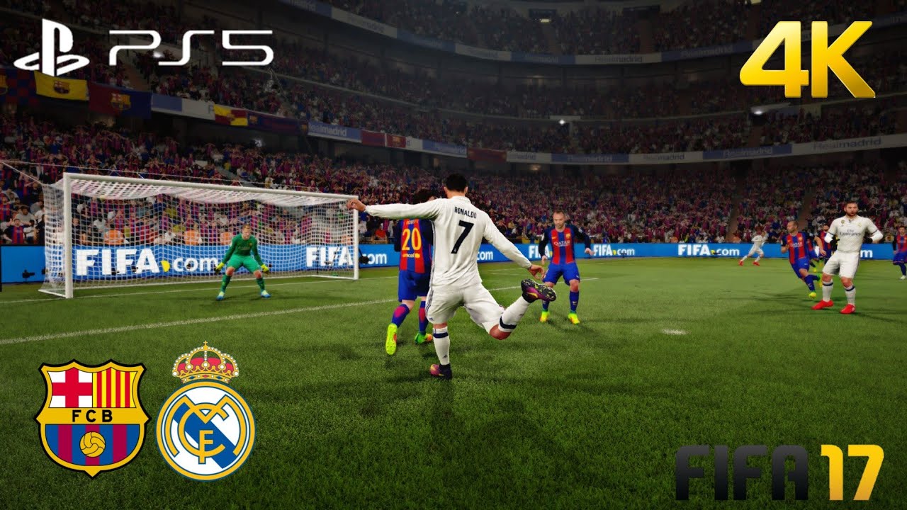 FIFA 17 - Barcelona vs Real Madrid | Gameplay PS5 4K | Español Latino