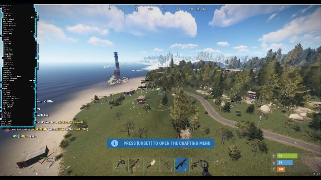 Disarray cheating pt 2 | OP Silent aim | Rust |