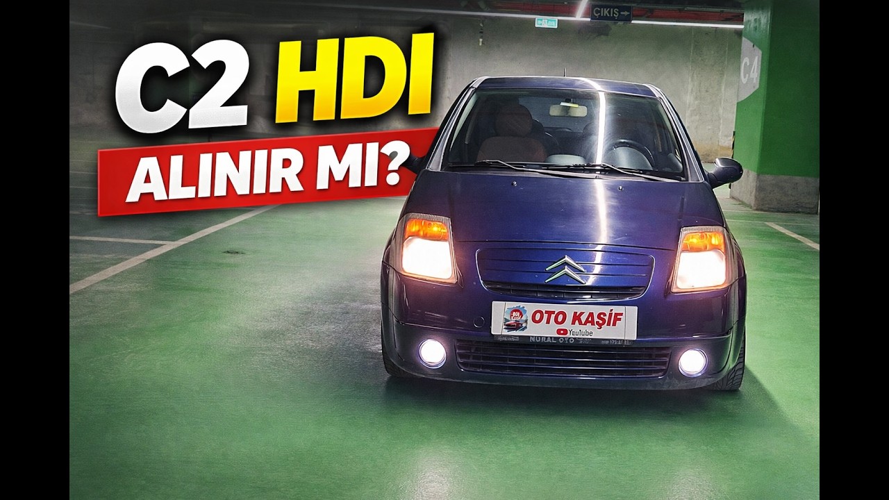 2004 Citroen C2 1.4 HDi SX Test Sürüşü | Şehir İçinde Ne Kadar Yakar?