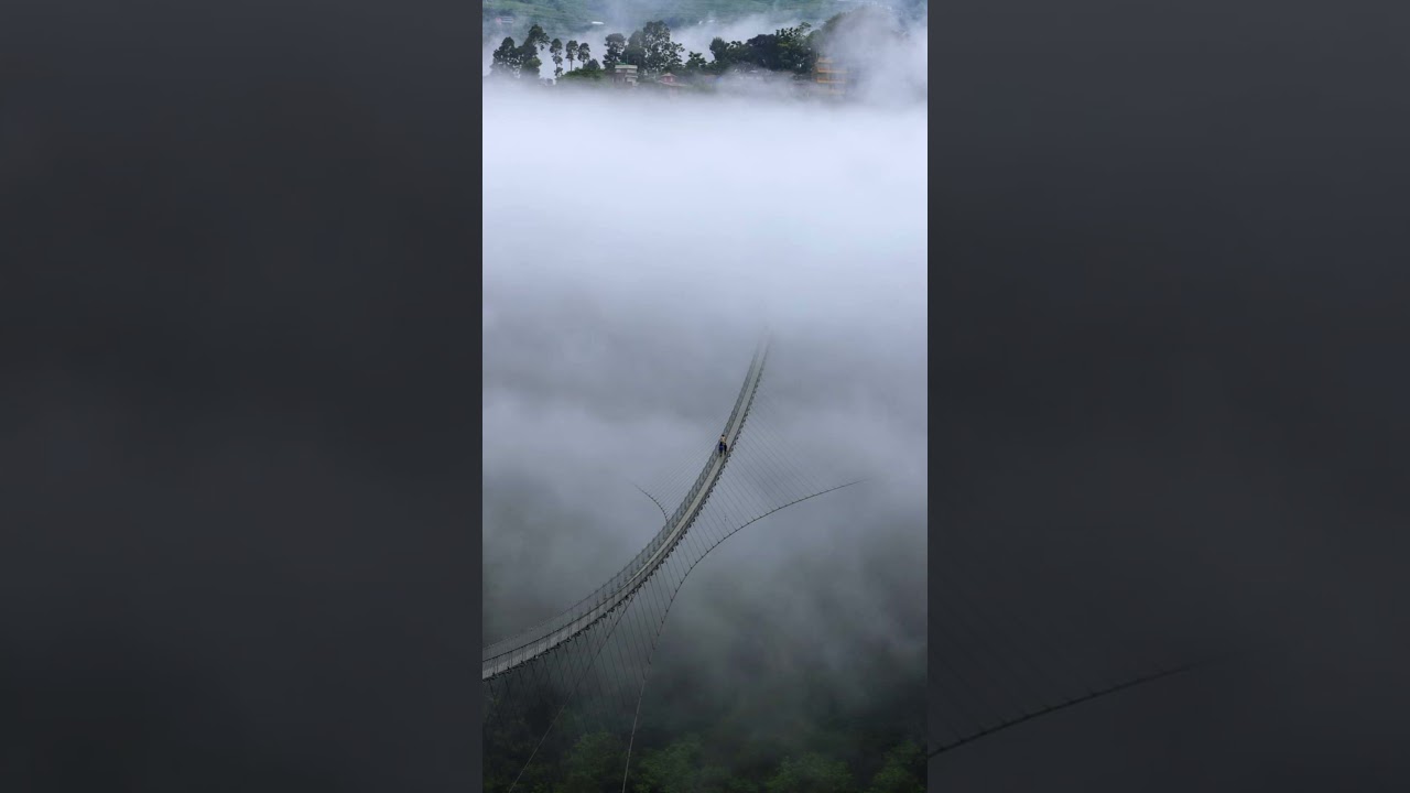 Longest Bridge In Nepal | Top No 1 Long Bridge #shorts #Nepal