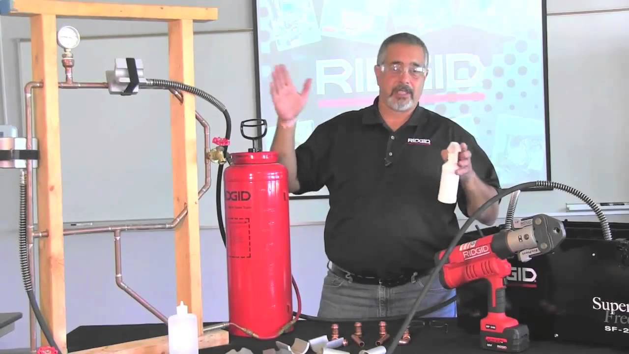 Как использовать RIDGID® SF2500 SuperFreeze