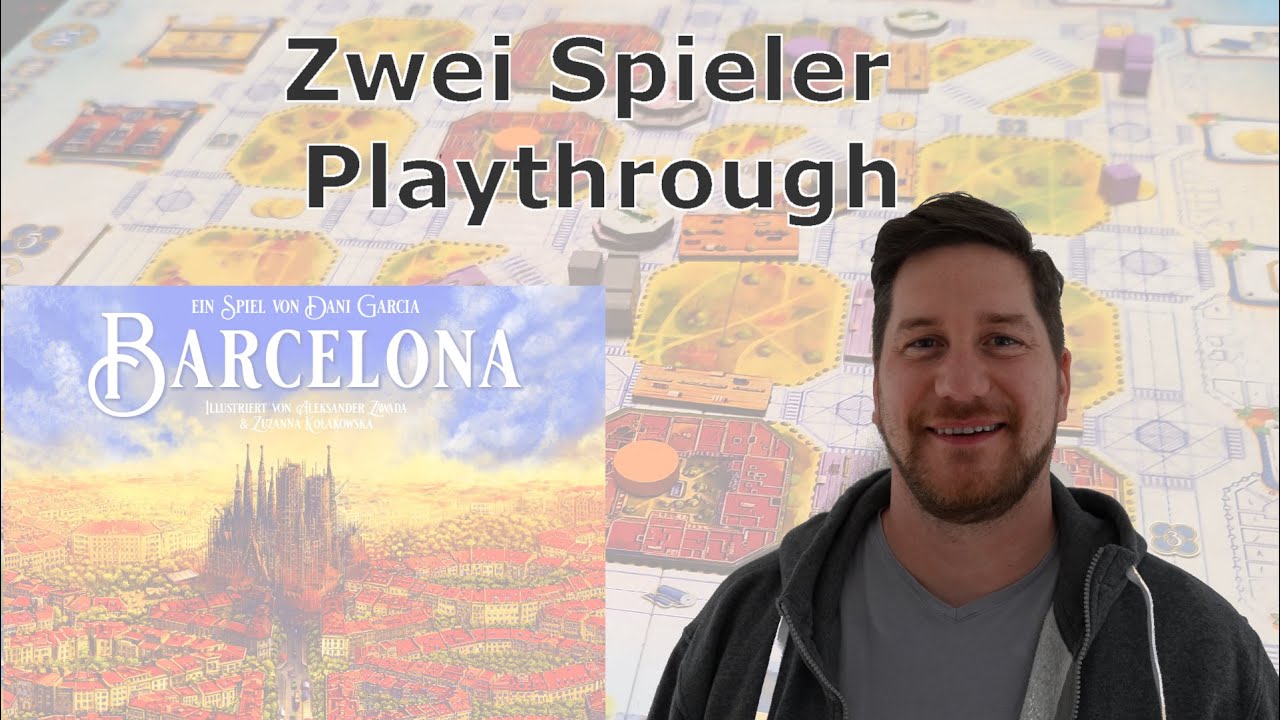 Barcelona - Brettspiel - Regeln + 2 Spieler Playthrough