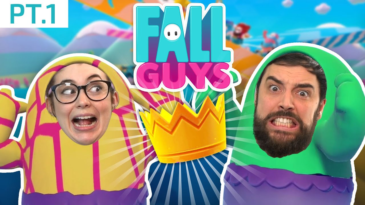 Our first attempt at Fall Guys went poorly 🤣