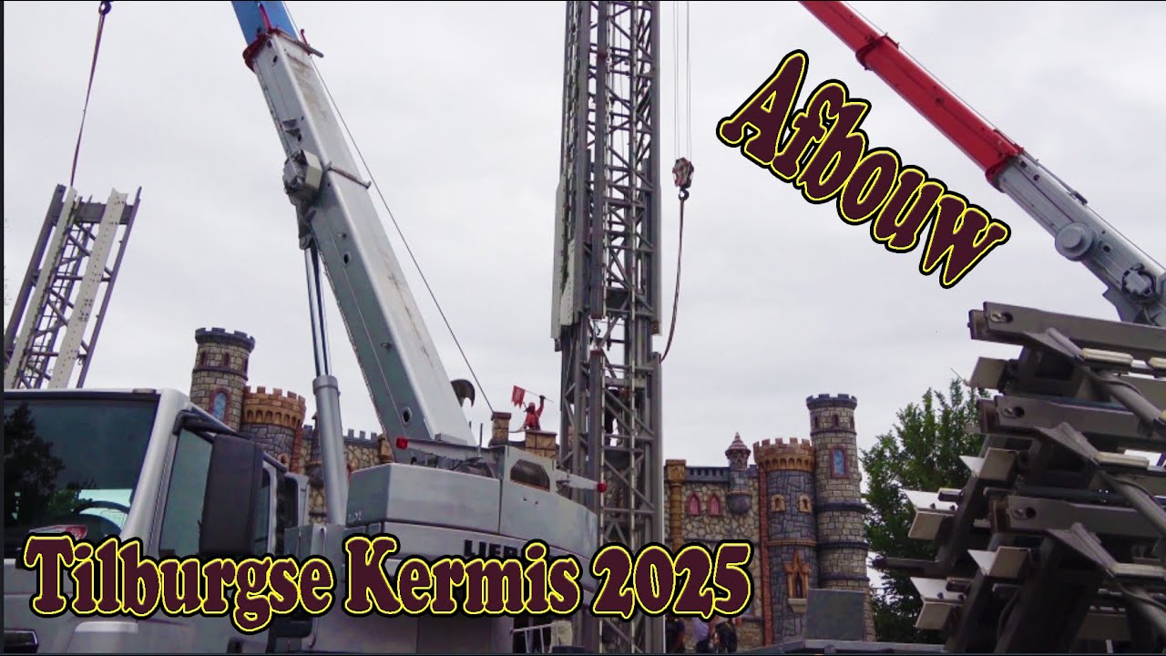 Afbouw Tilburgse Kermis 2025