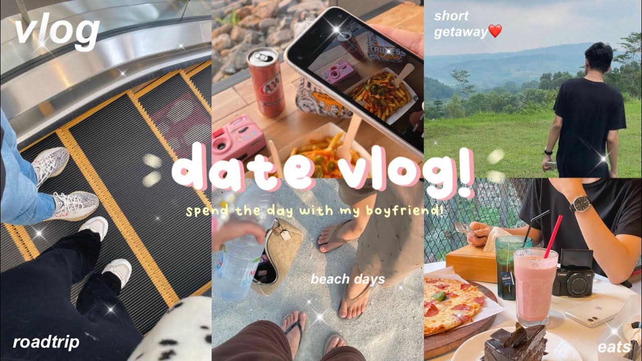 DATE VLOG! : beach days, roadtrip, short getaway, spend the day w my boyfriend (ෆ˙ᵕ˙ෆ)♡🏖🌤✨
