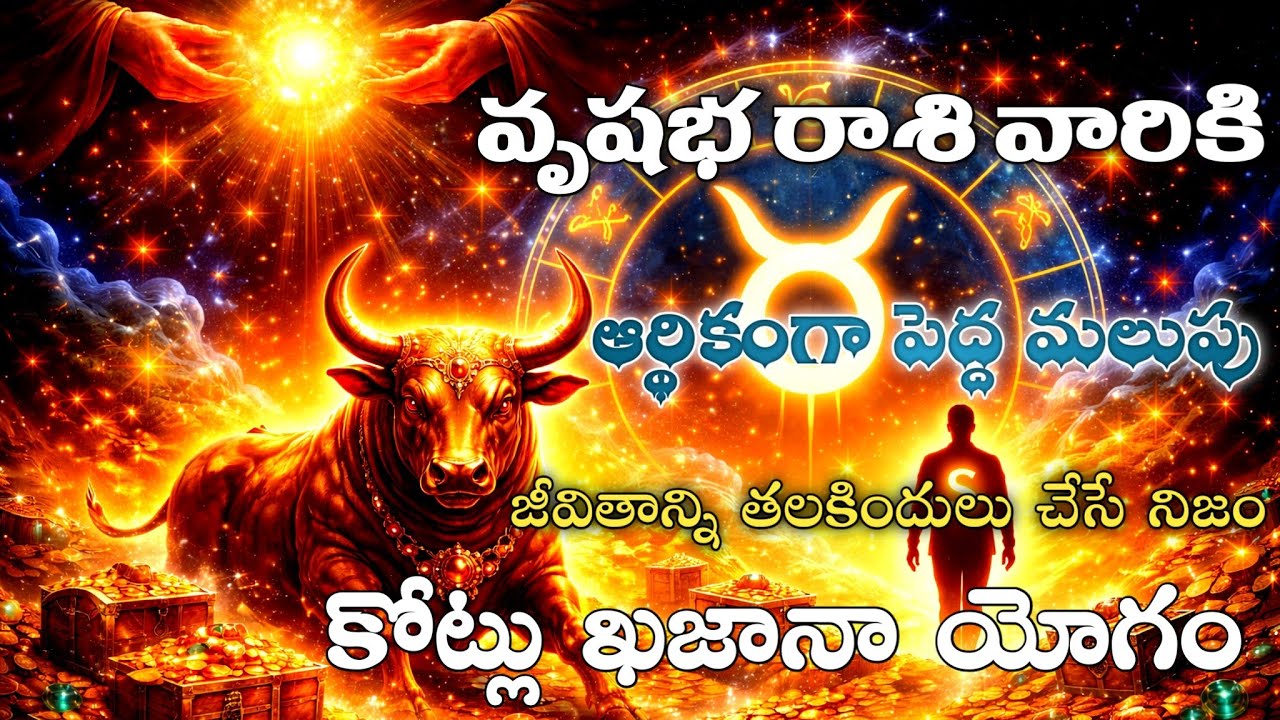 వృషభ రాశి 2026 జనవరి 2,3,4,5 | వ్యక్తి ప్రవేశం | కోట్లు ఖజానా యోగం  జీవితాన్ని తలకిందులు చేసే నిజం