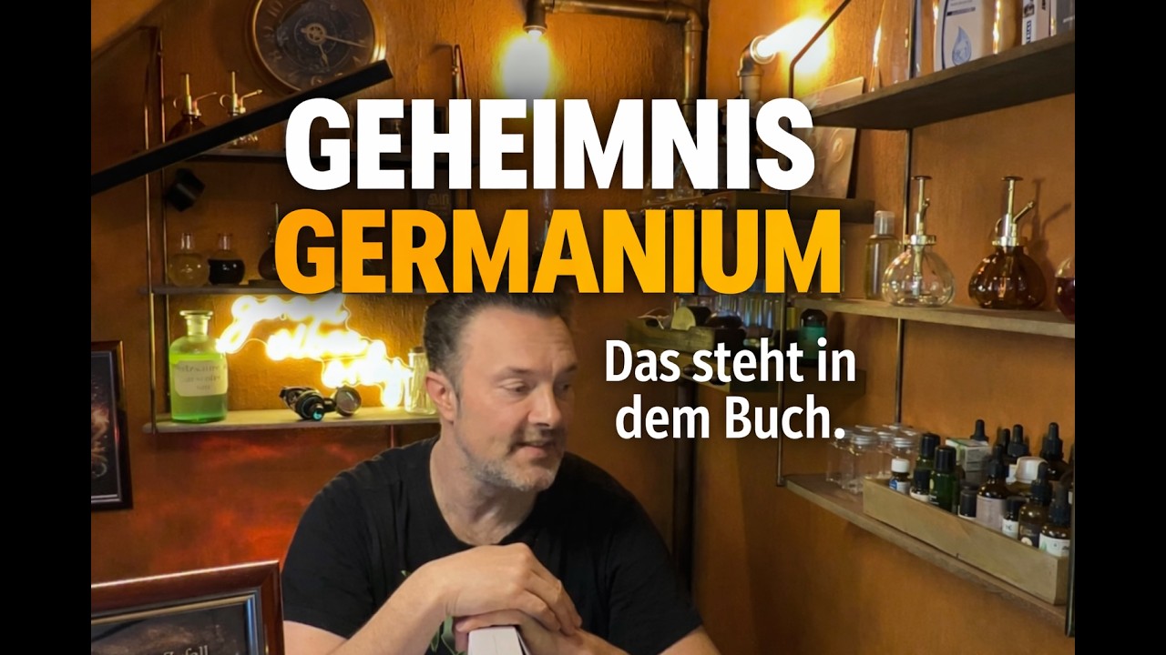 Ich lese aus einem Buch über organisches Germanium – und das steht wirklich drin!