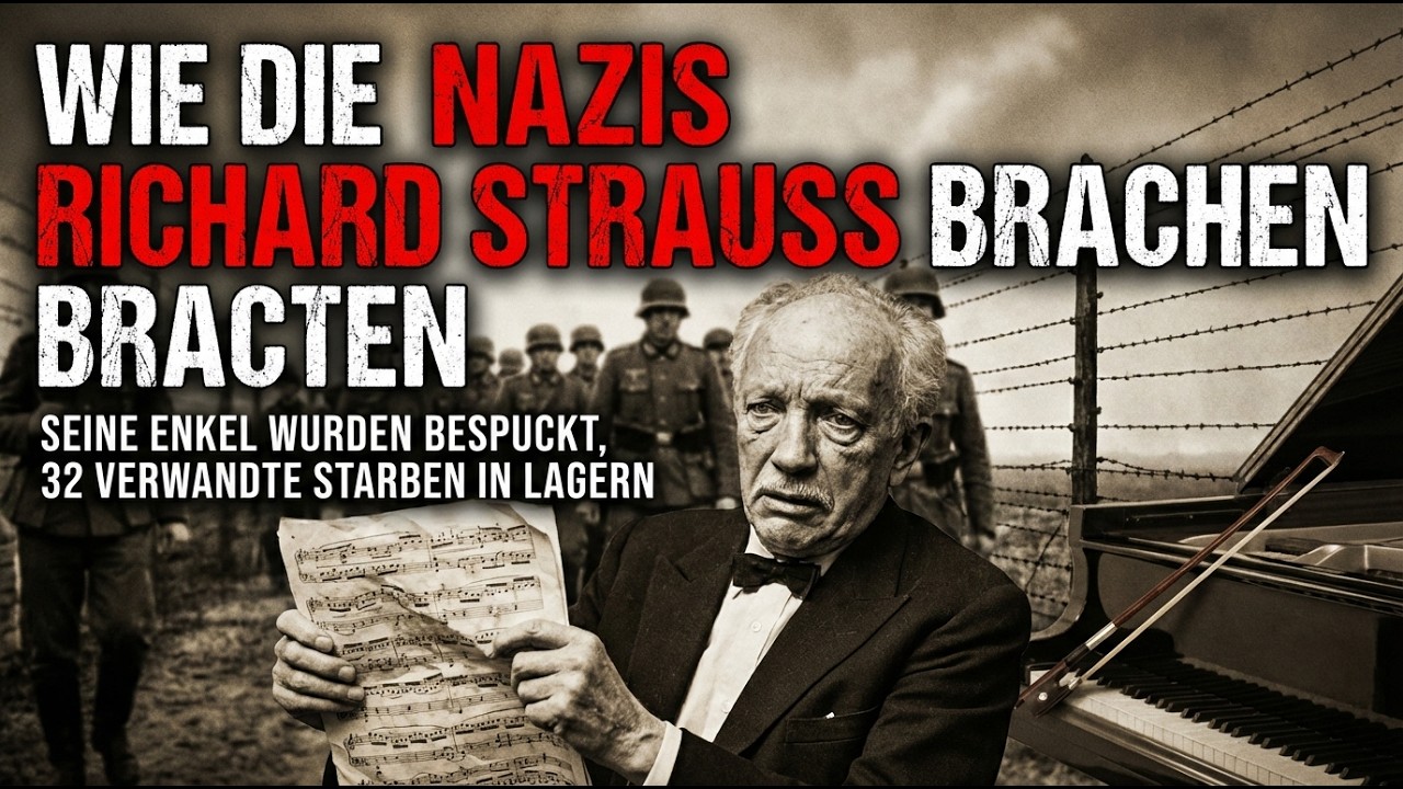 WIE DIE NAZIS RICHARD STRAUSS BRACHEN: SEINE ENKEL WURDEN BESPUCKT, 32 VERWANDTE STARBEN IN LAGERN