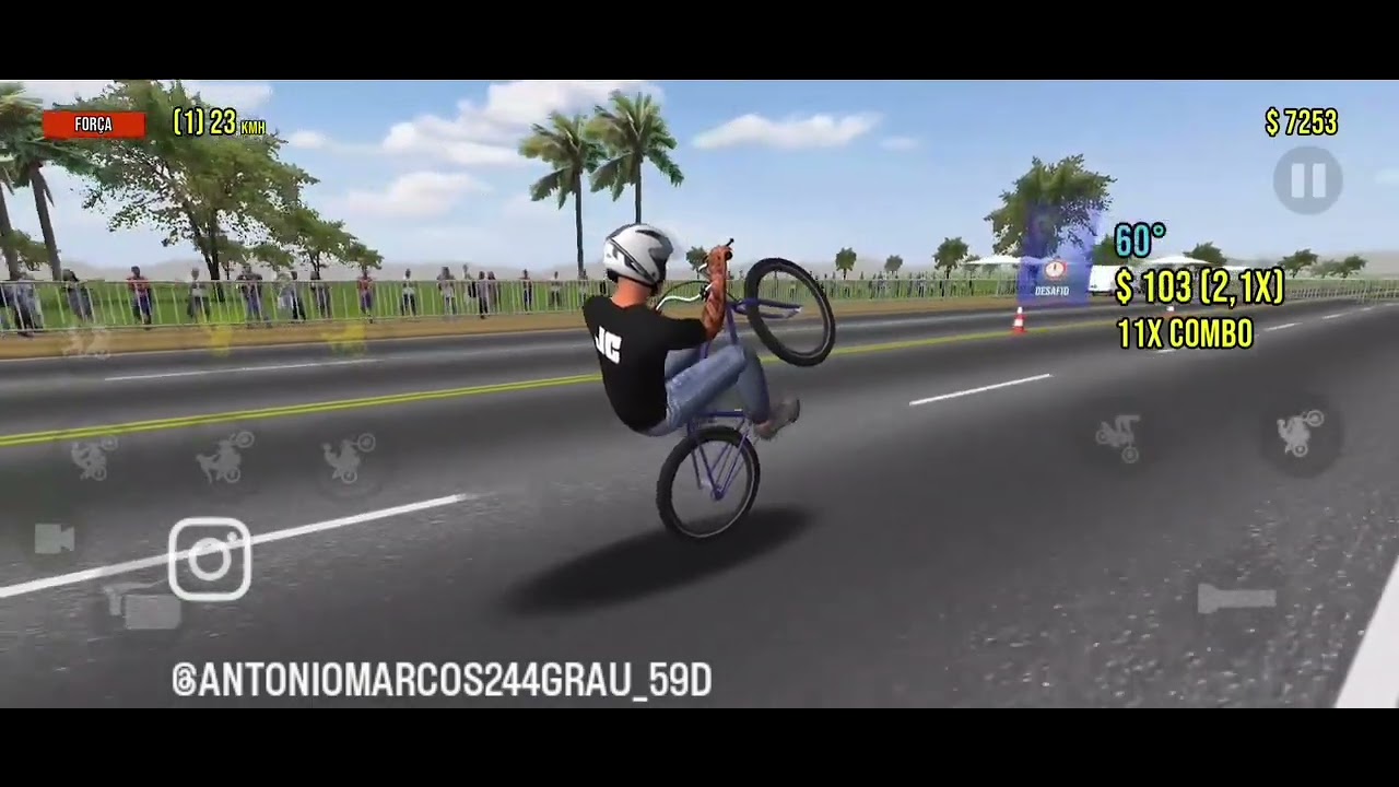 Moto wheelie 3d Chapa grau infinito de bike na rua do grau #244grau #graudebike 