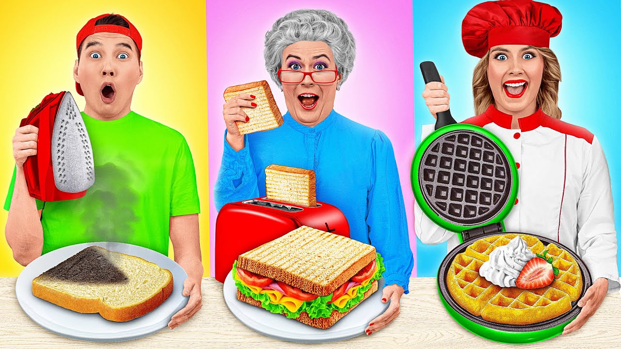 Ja vs Babcia — Kulinarne Wyzwanie | Łatwe Tajne Hacki i Gadżety od Mega DO Challenge