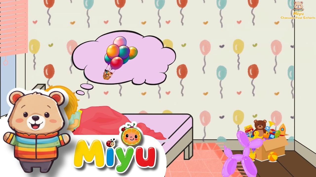 🌈 Apprendre les Couleurs en S’Amusant avec Ballons Colorés et Singes Rigolos ! | Miyu 🎶