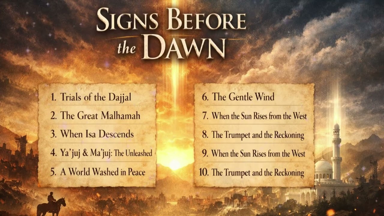 End Times Islamic Nasheed Album 2026 | Signs Before the Dawn (Full Emotional Cinematic Nasheed)