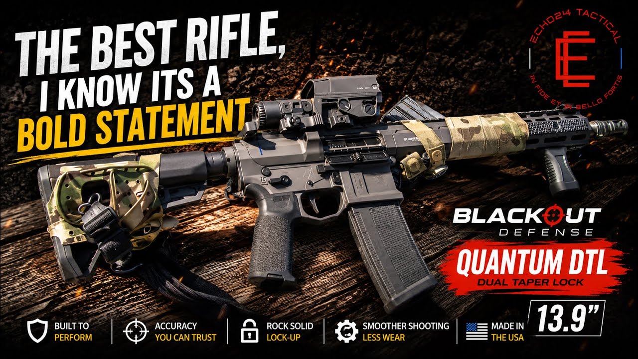 THE BEST RIFLE, I KNOW ITS A BOLD STATEMENT Blackout Defense Quantum DTL (Dual Taper Lock) 13.9”