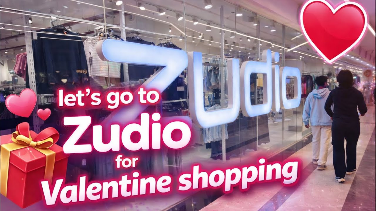 Let’s Go to Zudio for Valentine Shopping 💝 #ZudioShopping #ValentineShopping #ShoppingVlog 