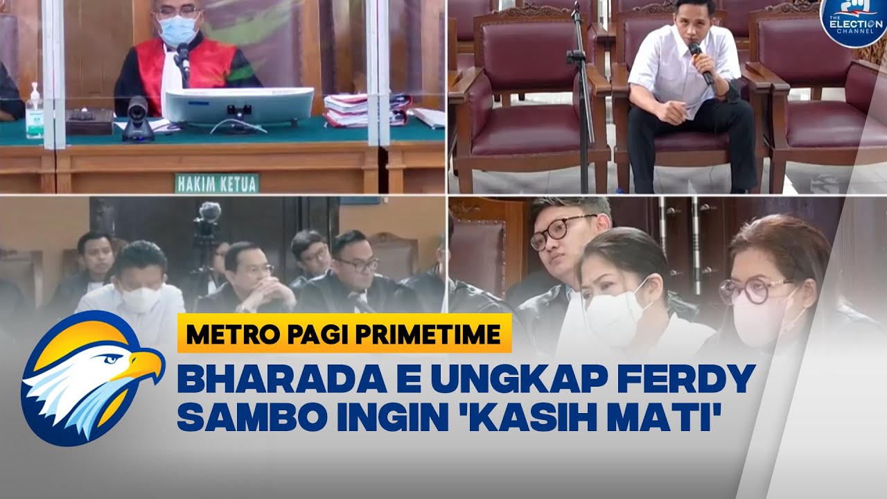 Bharada E Ungkap Ferdy Sambo Ingin 'Kasih Mati' Brigadir J