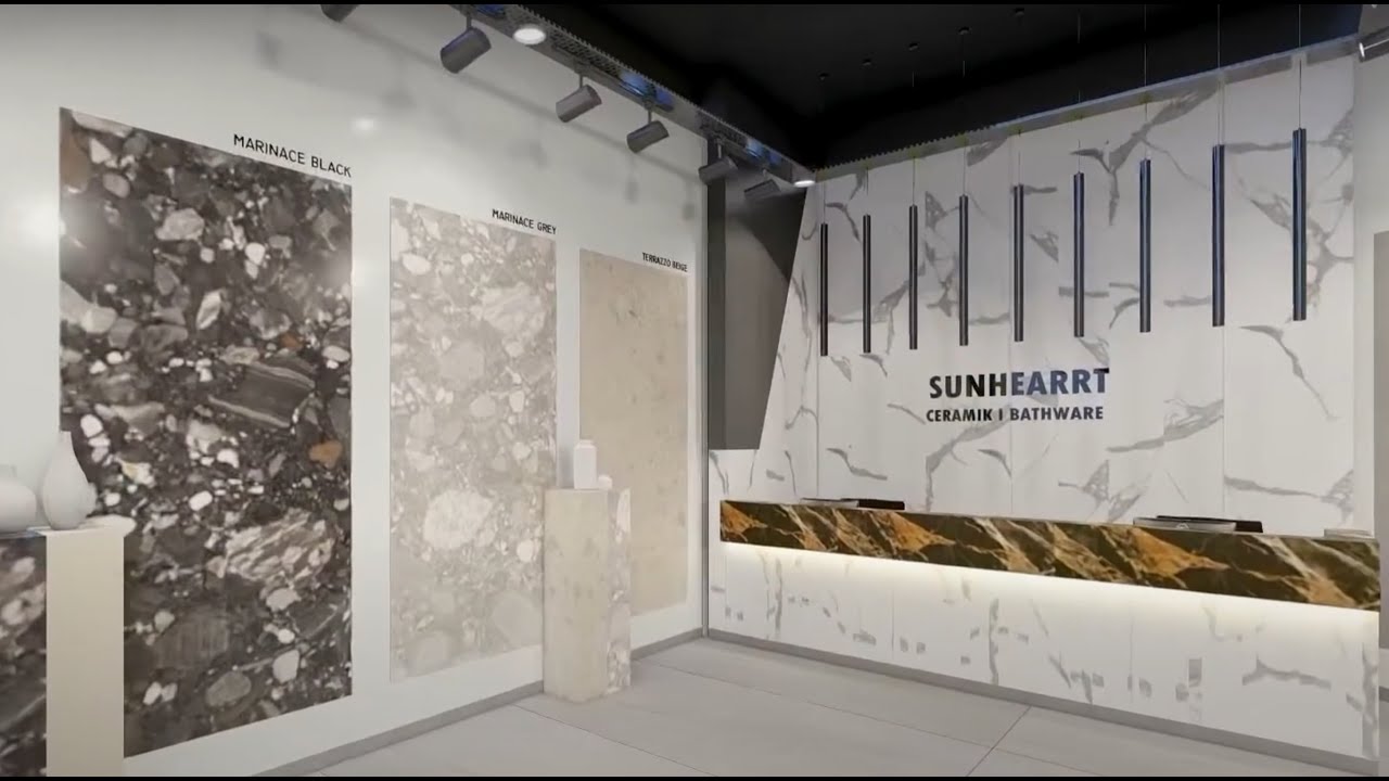 Sunheart ceramics showroom at Panchkula, Hariyana