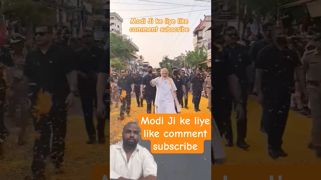 #ModiInkochi​ #ModiInkerala​ #kerala​  #roadshow​ PM Modi's road show gets resounding cheers