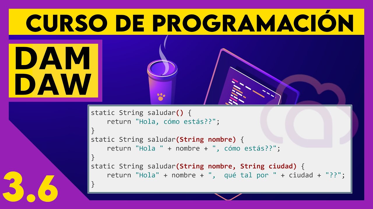 JAVA: Sobrecarga de m&eacute;todos ☕ DAM - DAW