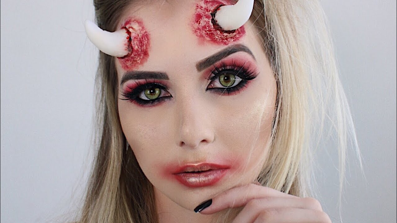 MAKE CAPETINHA | TUTORIAL MAQUIAGEM CARNAVAL | Devil tutorial