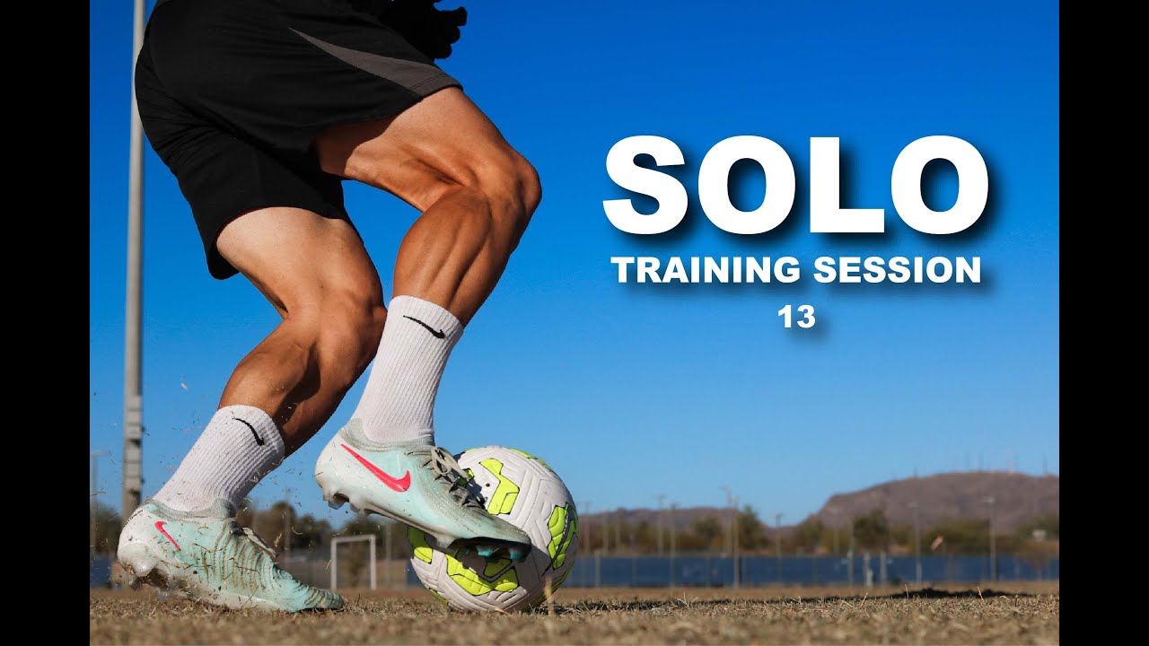 SOLO SOCCER SESSION 13 | Training in the new NIKE PHANTOM GX 2 ELITE