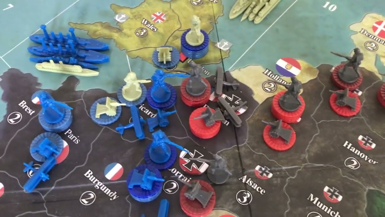 Axis & Allies 1914 Gameplay!