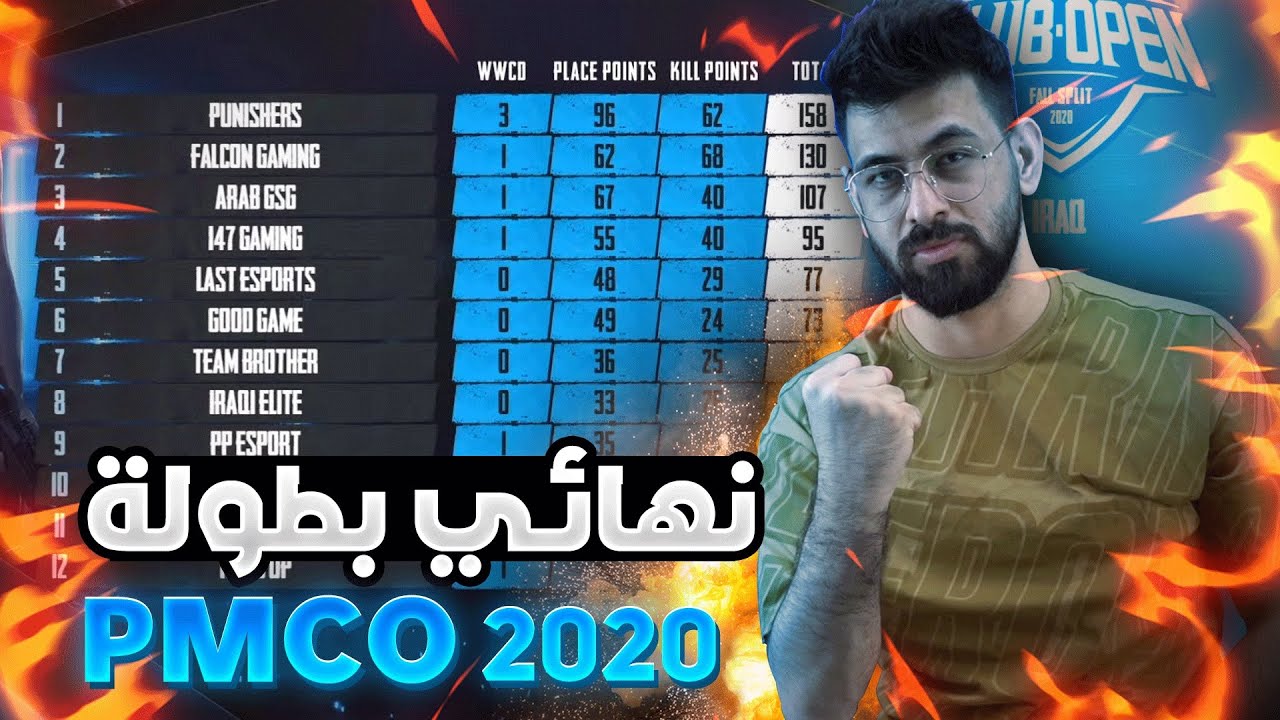 البياتي وسكواده اول يوتيوبر عربي يصل الى نهائي بطولةPMCO الاقوى والرسمية ببجي موبايل