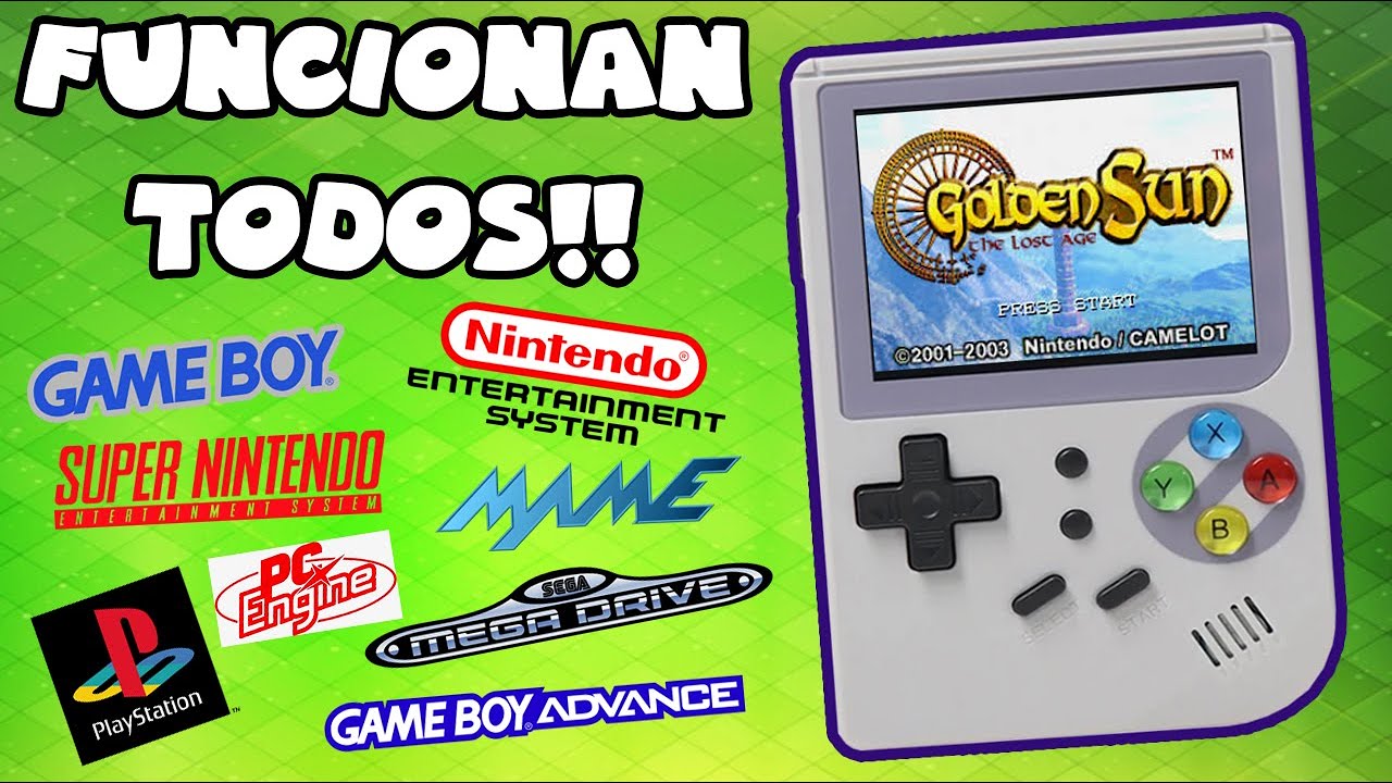 ASÍ FUNCIONAN LAS CONSOLAS RETRO EN RG300 | GBA, PS1, NES, GB, PCEngine, MEGADRIVE, SNES etc...