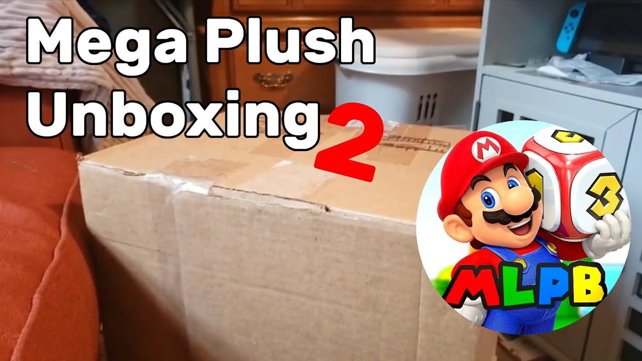 MEGA MARIO PLUSH UNBOXING 2 - MLPB