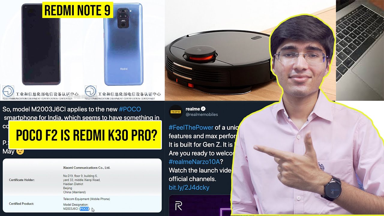 Poco F2 in May? Redmi K30 Pro? Redmi Note 9 Leaks,Realme Narzo India Launch🔥