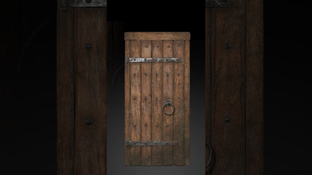 Let's Create a Medieval Door Blender + Substance Painter 