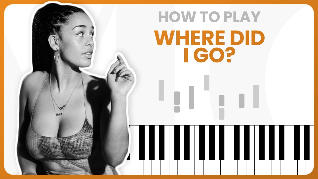 How To Play Where Did I Go By Jorja Smith On Piano - Piano Tutorial (Free Tutorial)