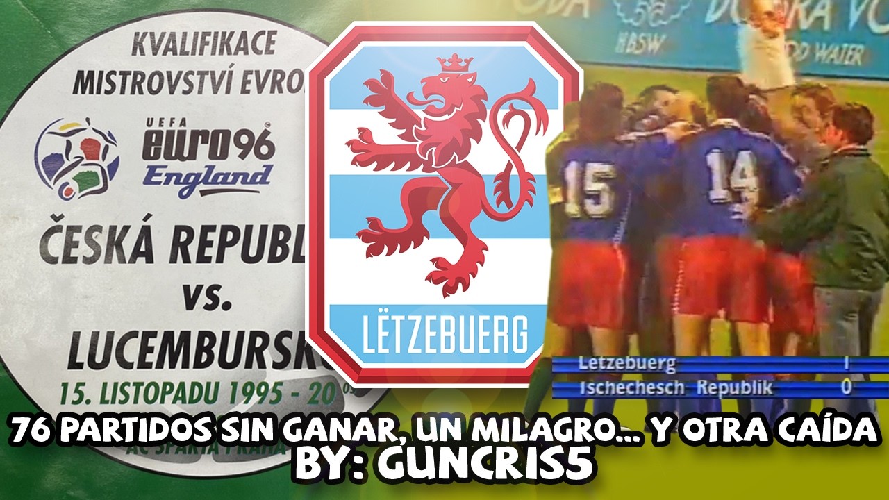 76 partidos SIN GANAR, 3 triunfos históricos... y 12 AÑOS MÁS PARA GANAR OTRA VEZ | Luxemburgo, 1995