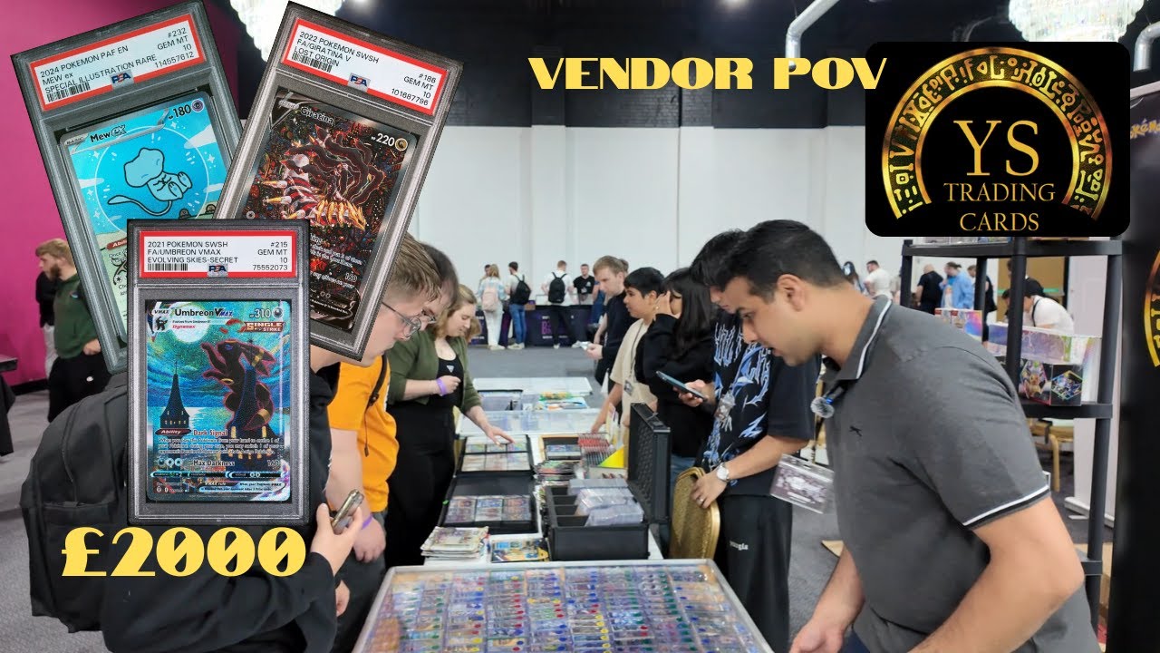 First Ever Pokemon Vendor POV! | UK Birmingham Card Show